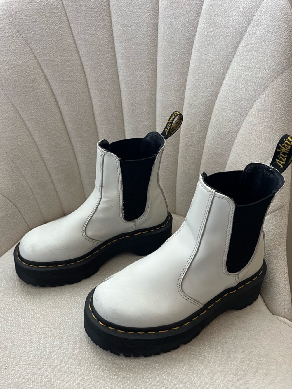 White Dr Martens